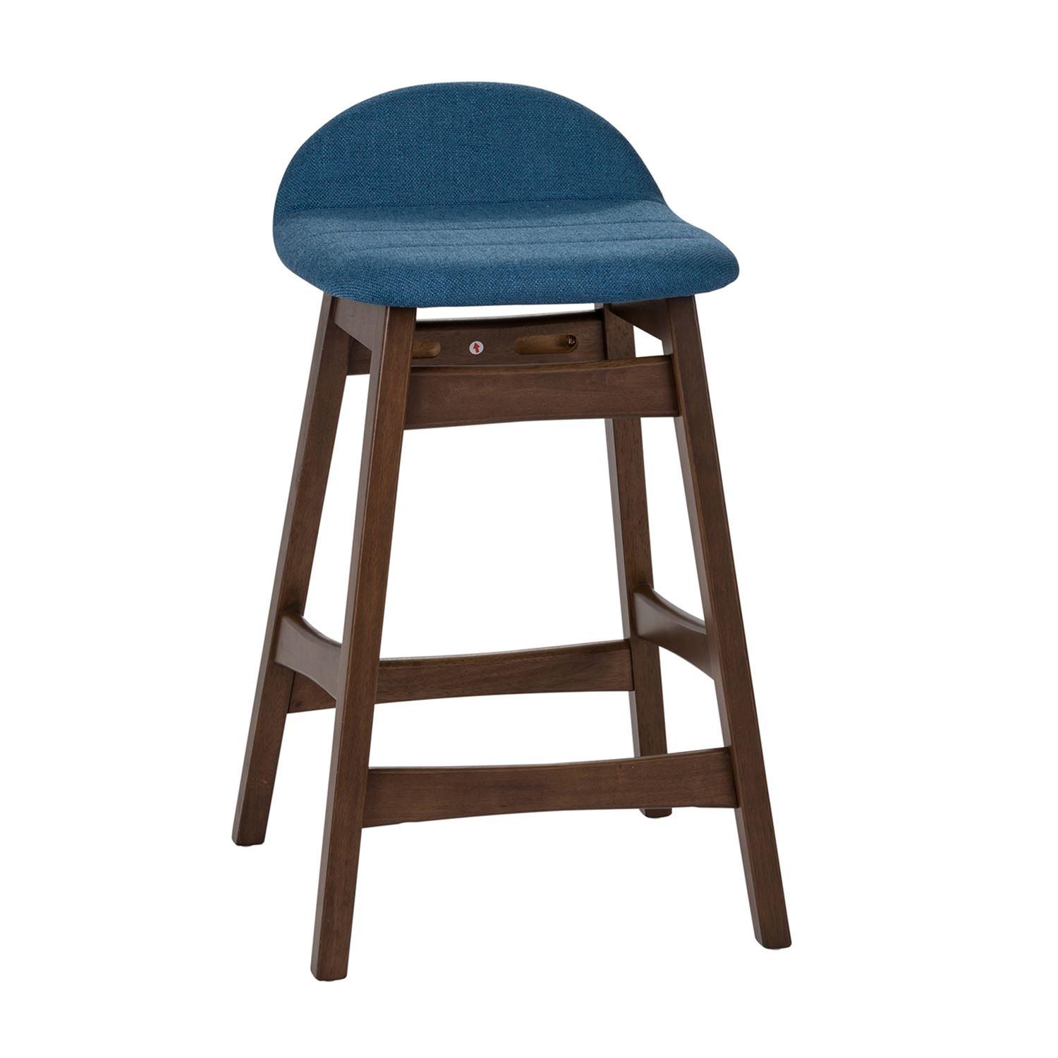 

    
Solids Brown Wood Counter Chair 198-B650124-BU Liberty Furniture
