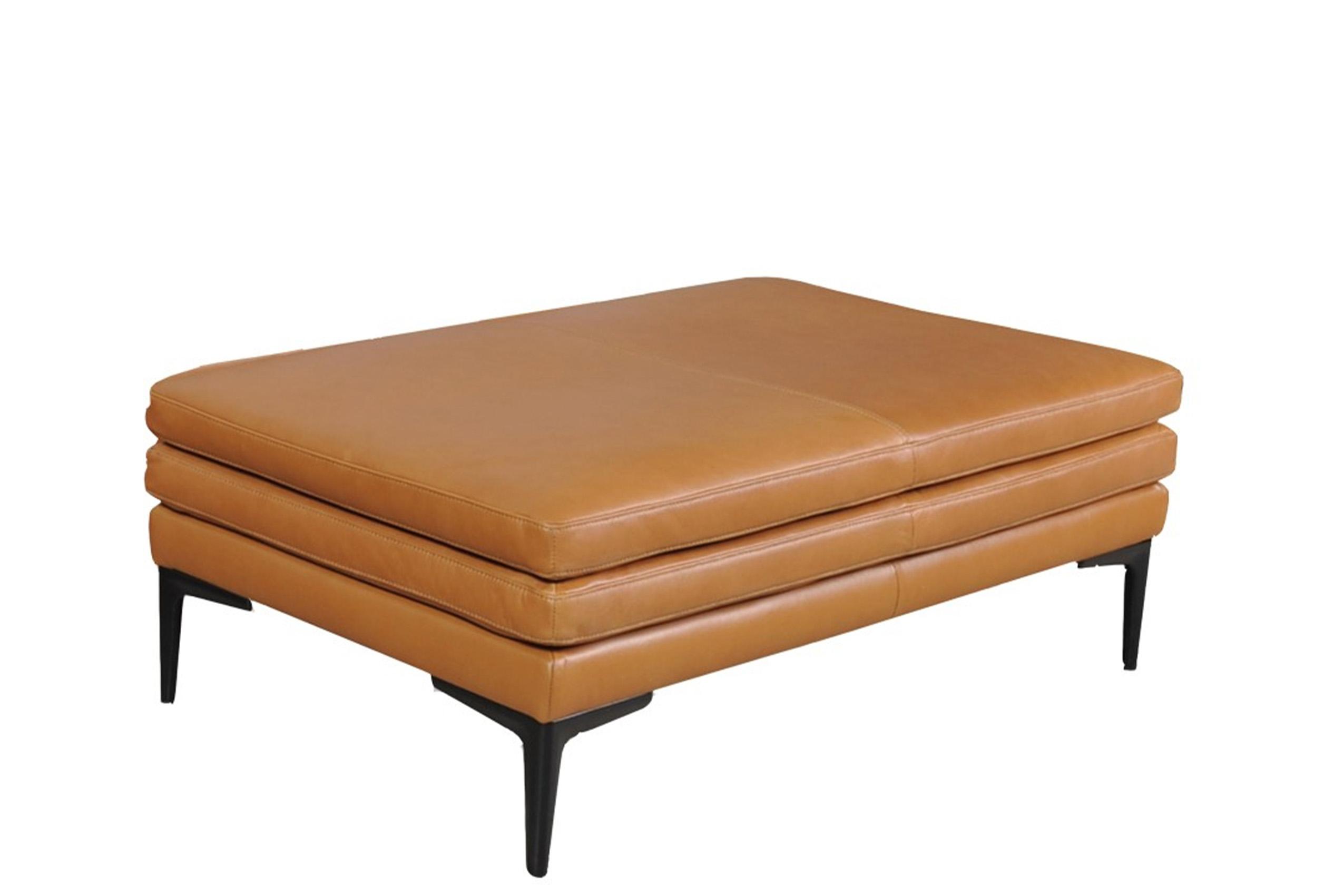 

    
Tan Top Grain Leather Bench Ottoman 439 Rica Moroni Modern Contemporary
