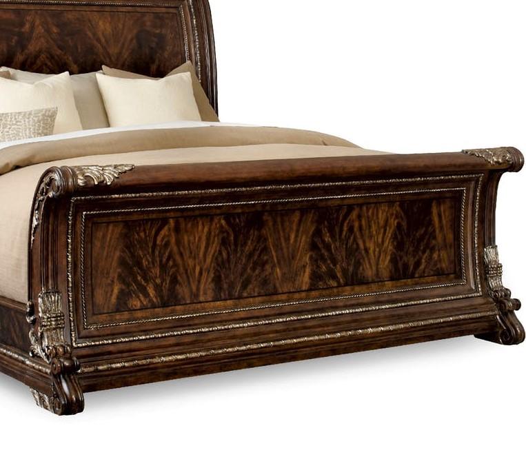 

    
Homey Design Furniture HD-80002 Sleigh Bed Brown/Cherry HD-80002-EK
