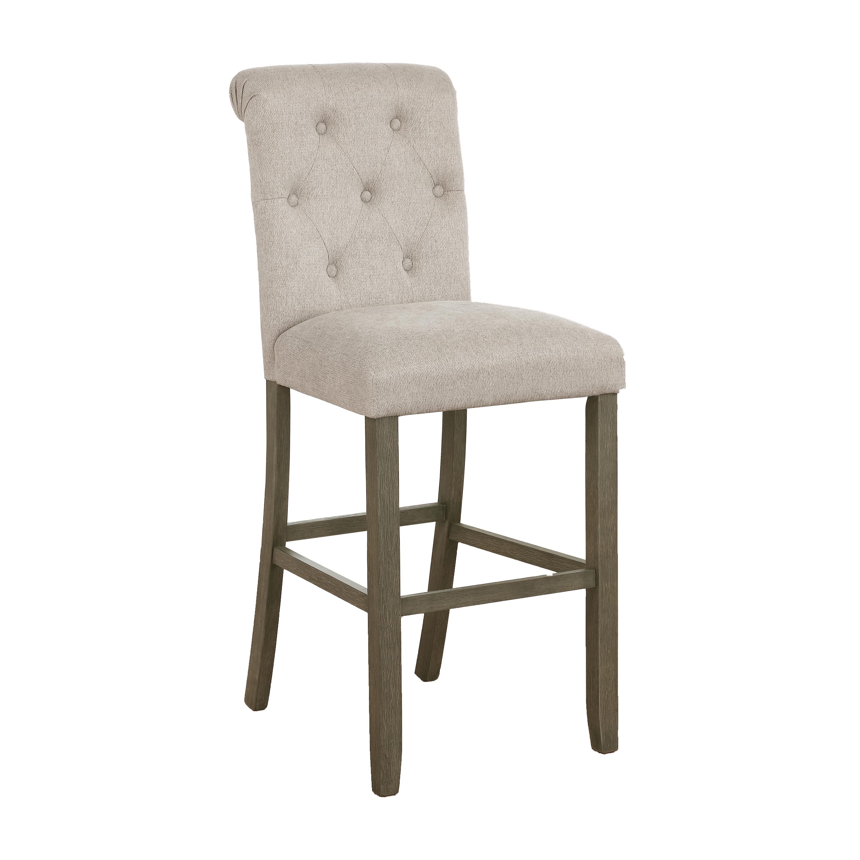 Traditional Bar Stool Set 193169 193169 in Beige 