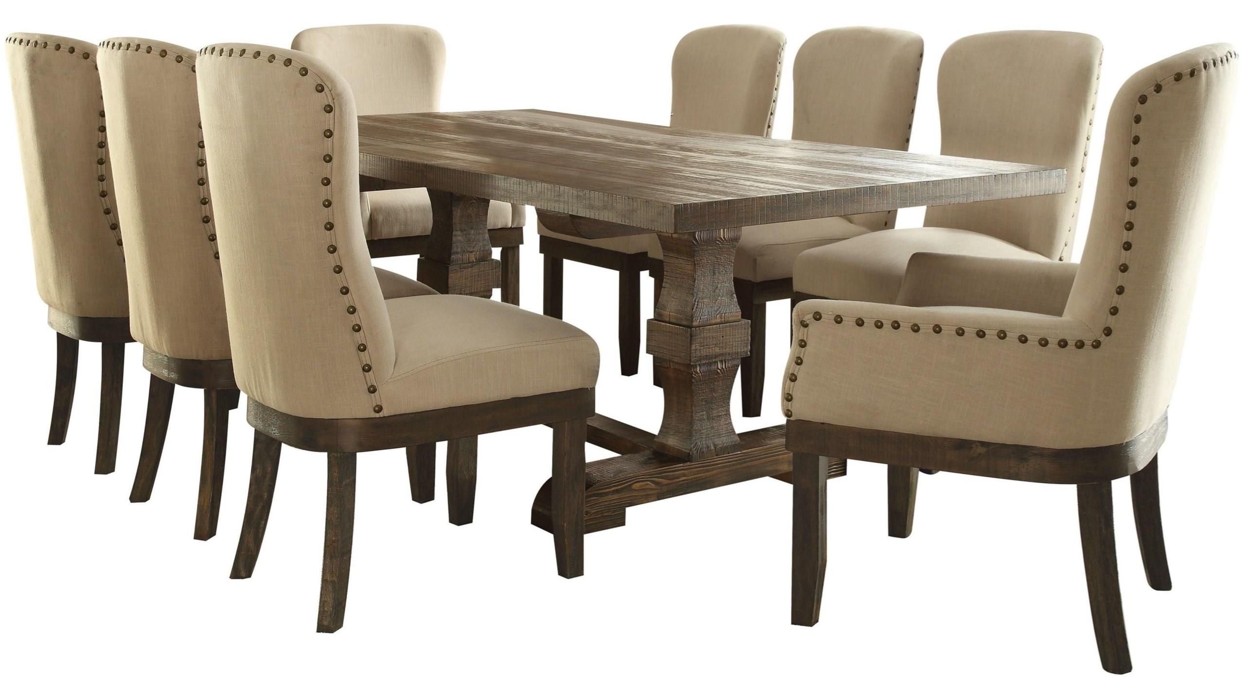 

    
Acme Furniture Landon Side Chair Set Brown 60742-2pcs
