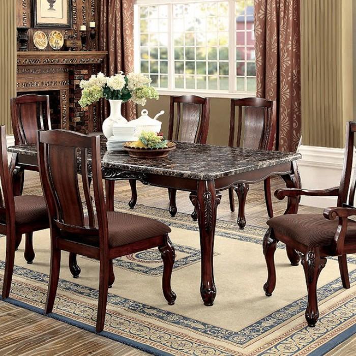 Traditional Dining Table CM3873T Johannesburg CM3873T in Brown 