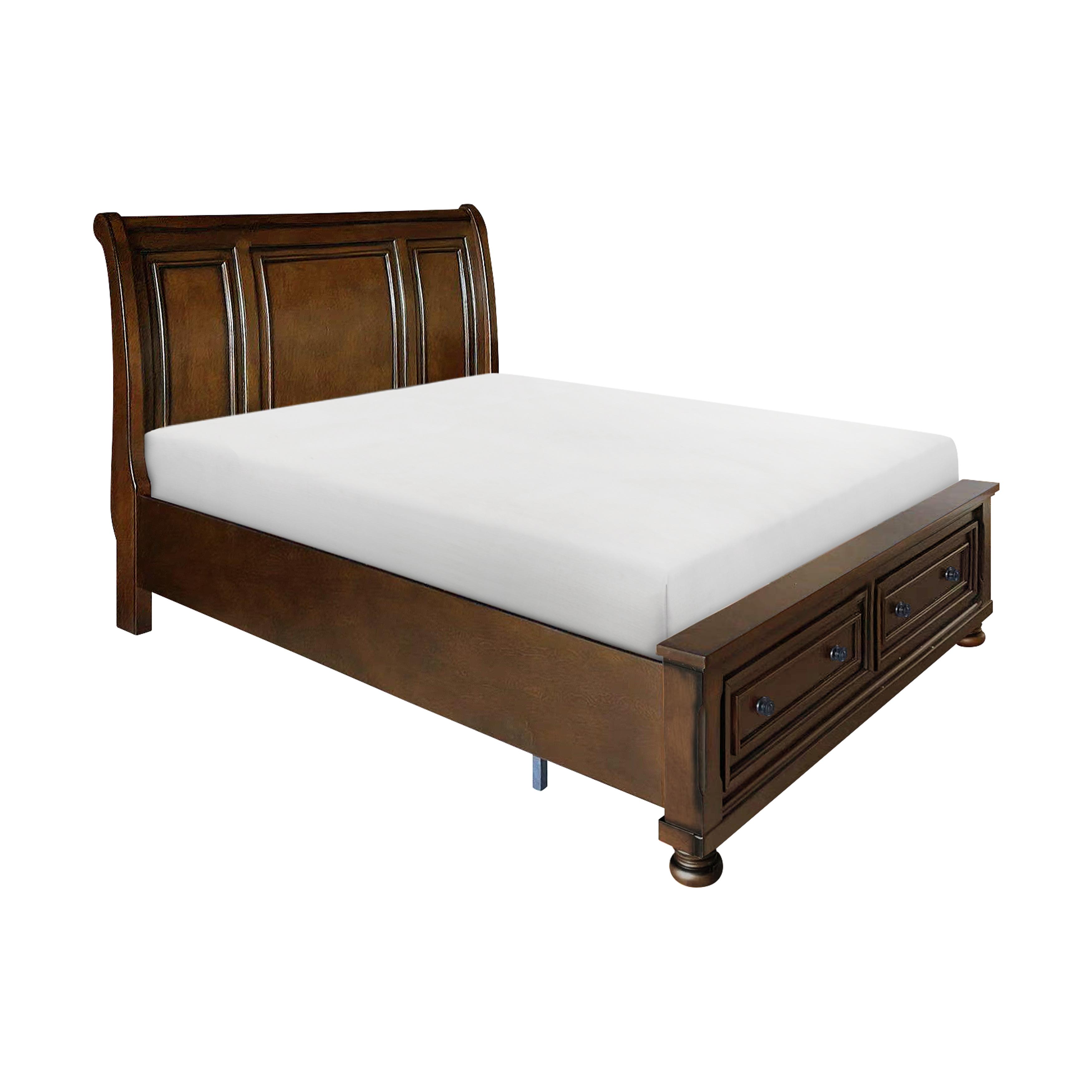 

    
Traditional Brown Cherry Wood King Bed Homelegance 2159K-1EK* Cumberland
