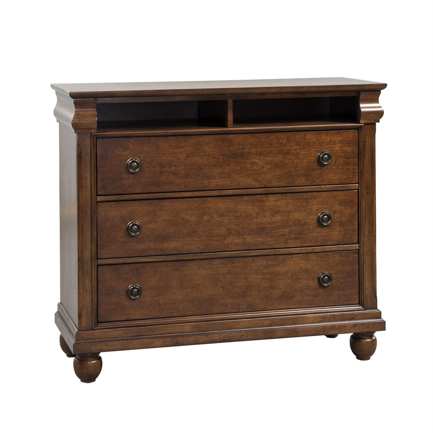 

    
Liberty Furniture Rustic Traditions  (589-BR) Media Chest Media Chest Brown 589-BR45
