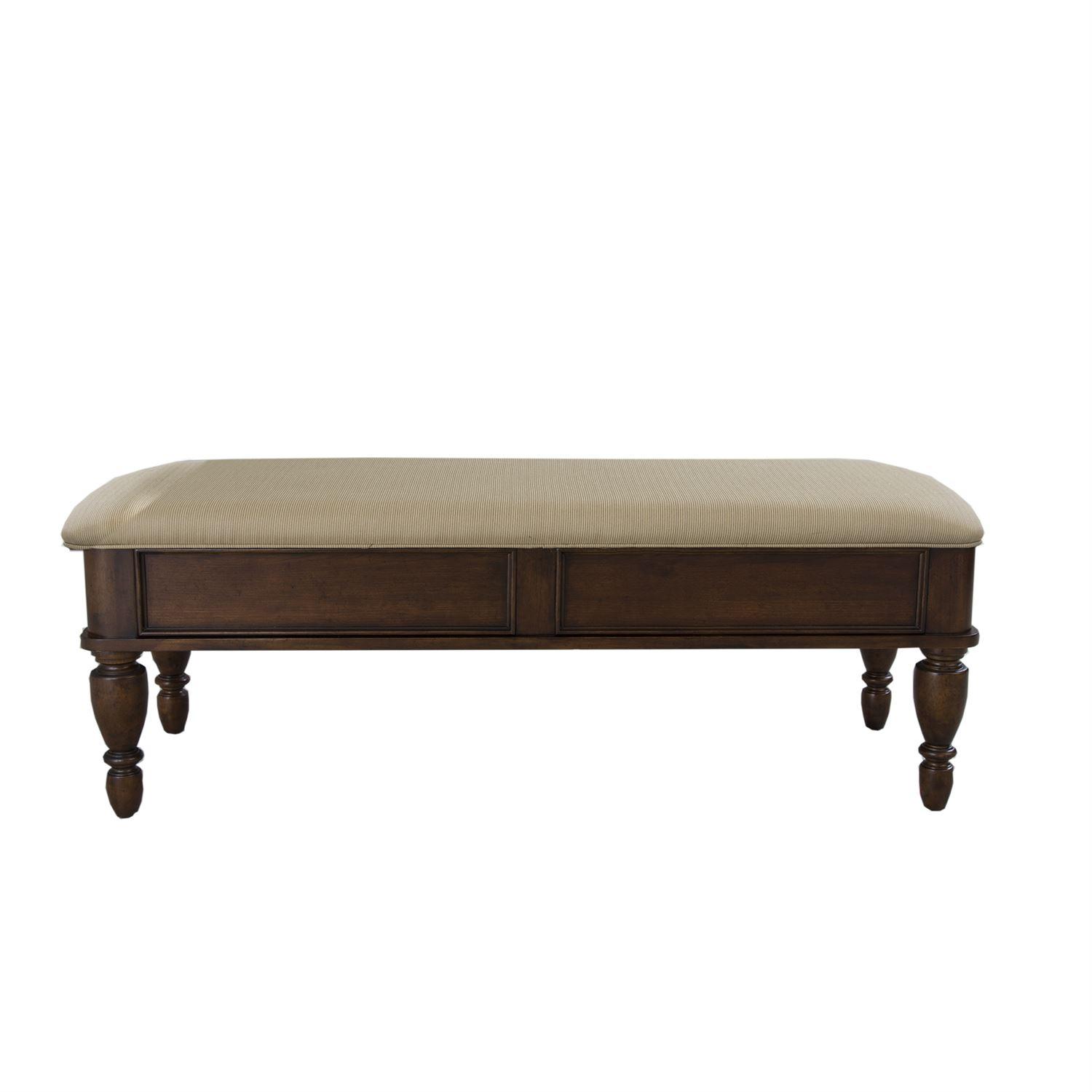 

    
Cherry Finish Wood Bench Rustic Traditions (589-BR) Liberty Furniture
