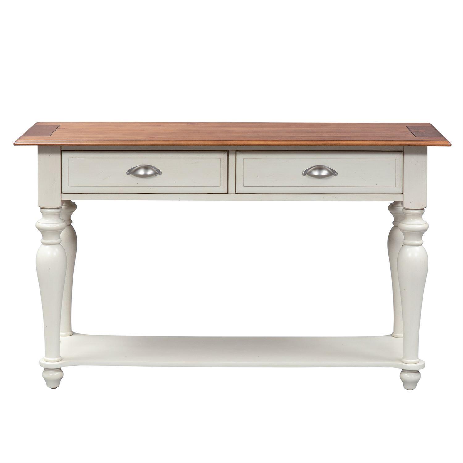 

    
Traditional Brown Wood Console Table Ocean Isle (303-OT) Liberty Furniture
