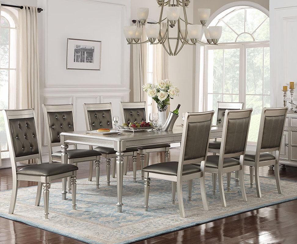 

    
Poundex Furniture F2432 Dining Table Silver F2432

