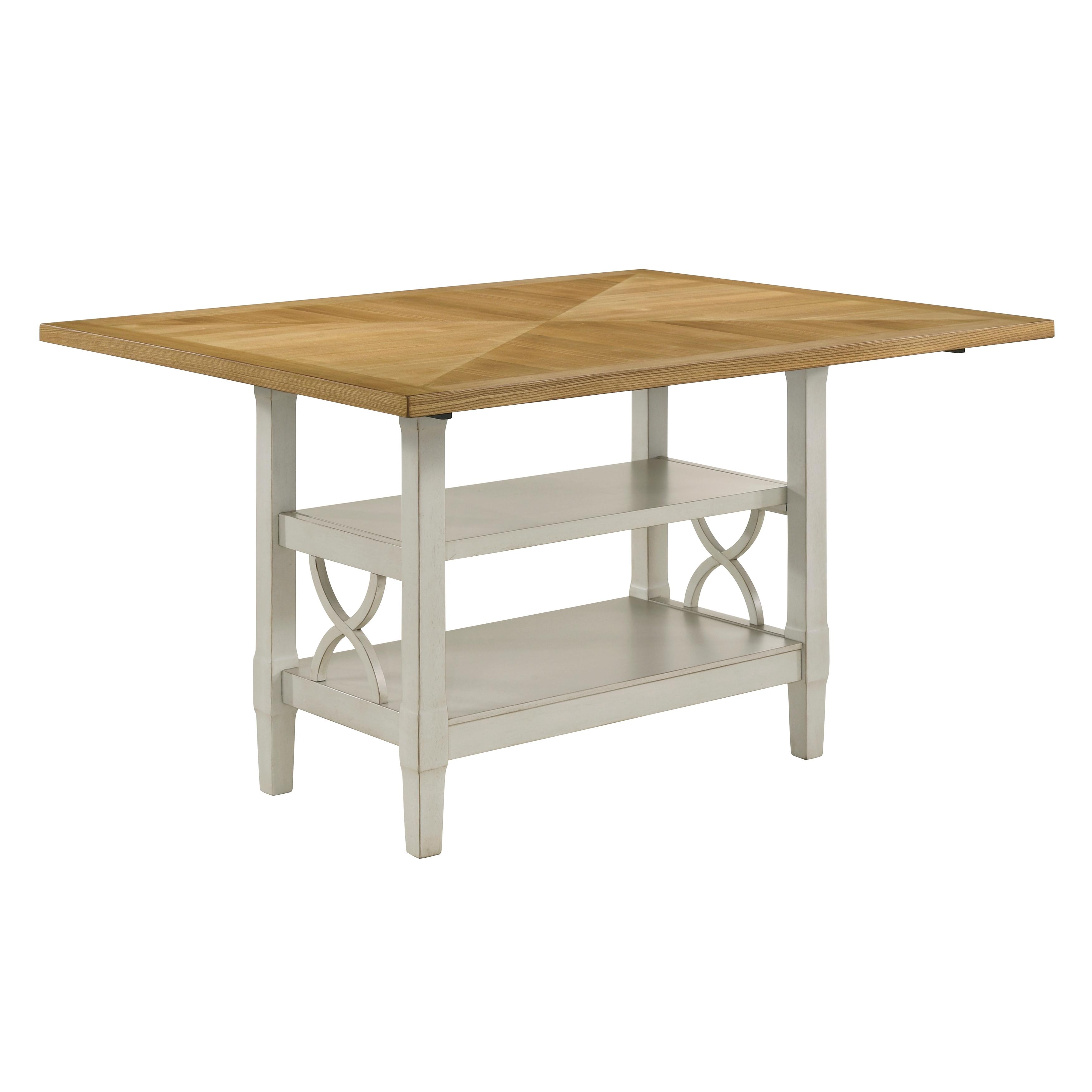 

    
Traditional Gray Wood Counter Height Table Homelegance Maribelle 5910-36*
