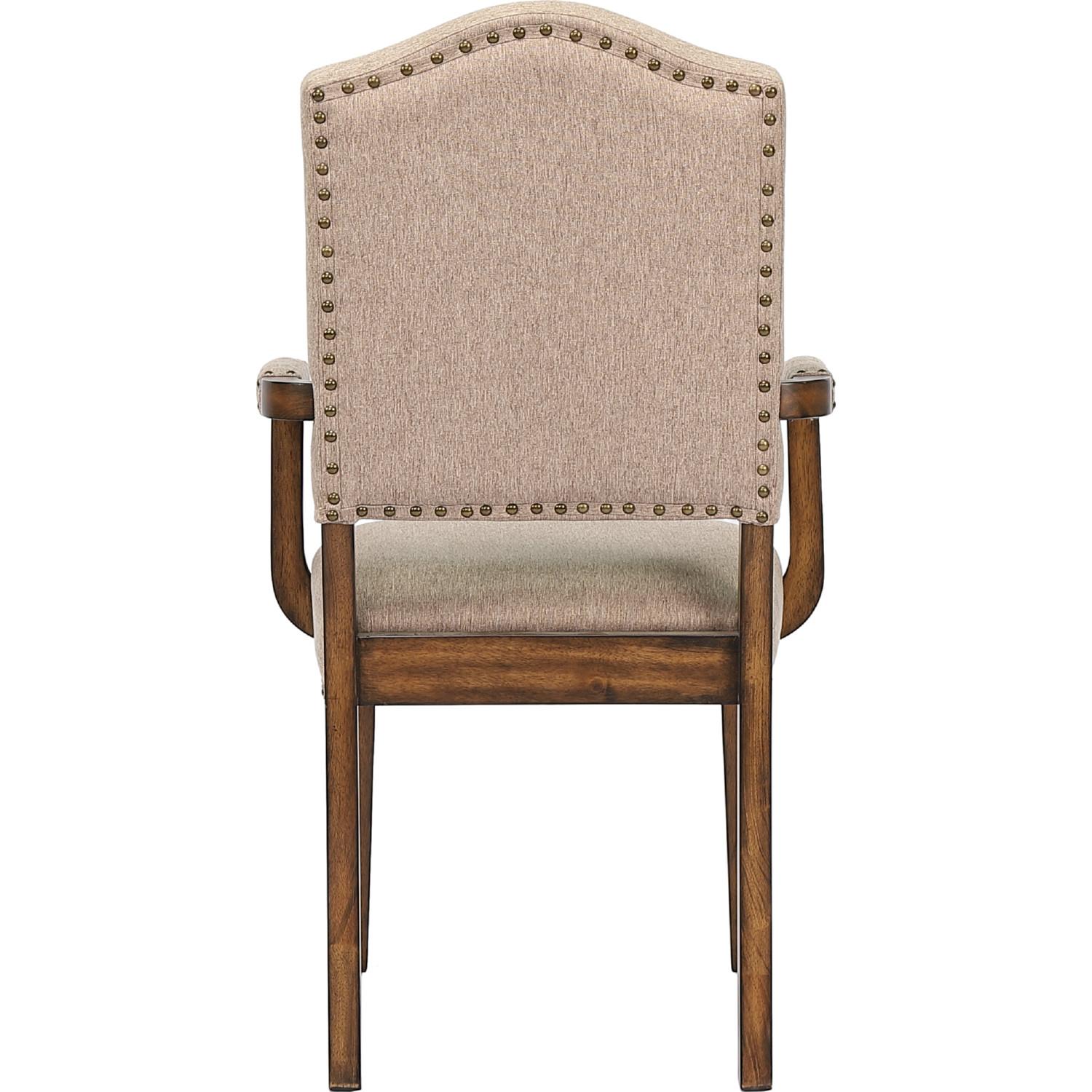 

    
Acme Furniture Maurice Arm Chair Set Brown Oak 62473-2pcs
