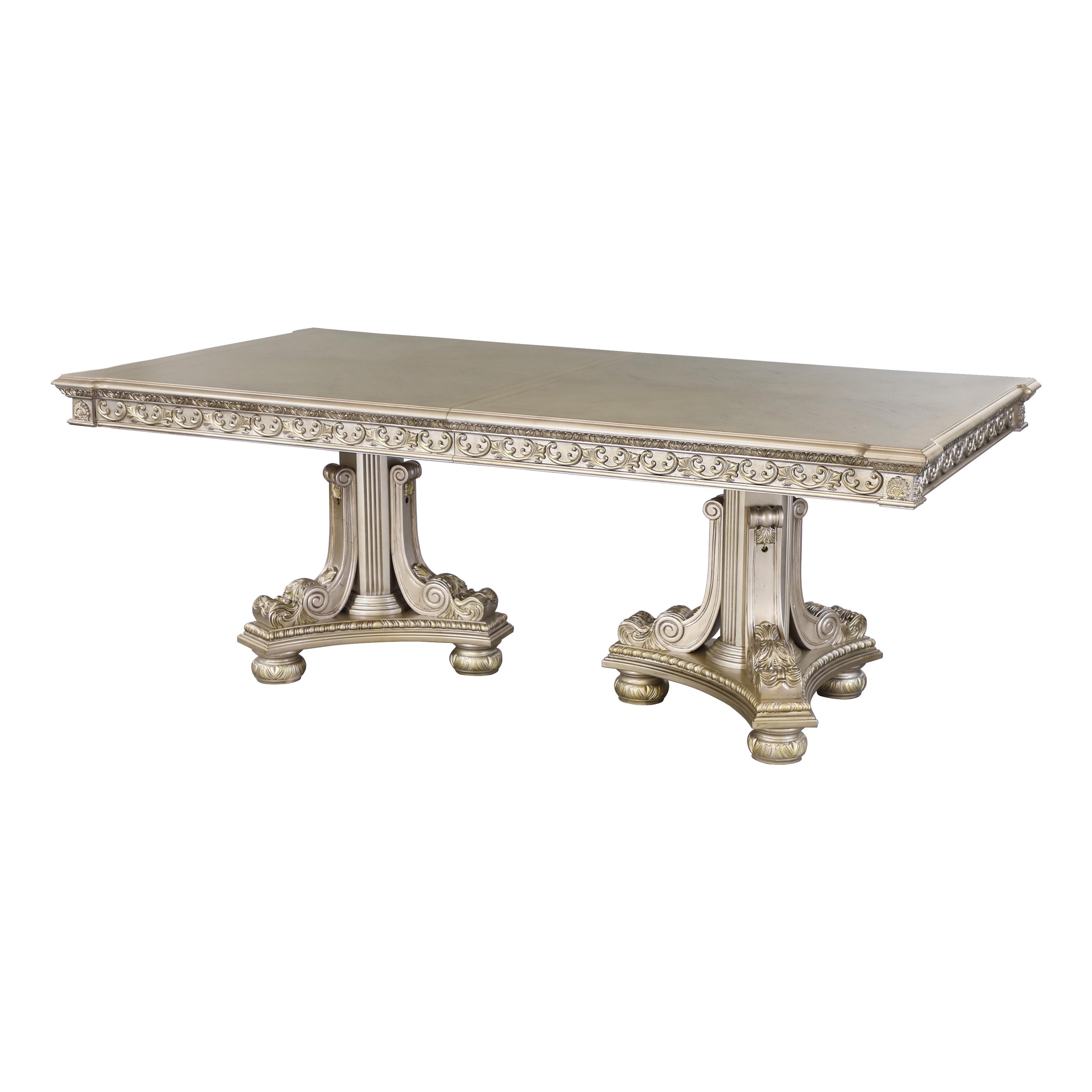 Traditional Dining Table 1824PG-112* Catalonia 1824PG-112* in Gold 