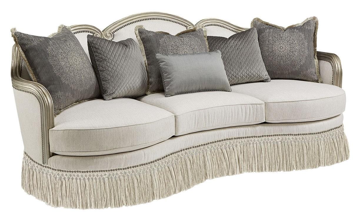 

    
Contemporary White Sofa w/ Accent Pillows by A.R.T. Furniture Giovanna
