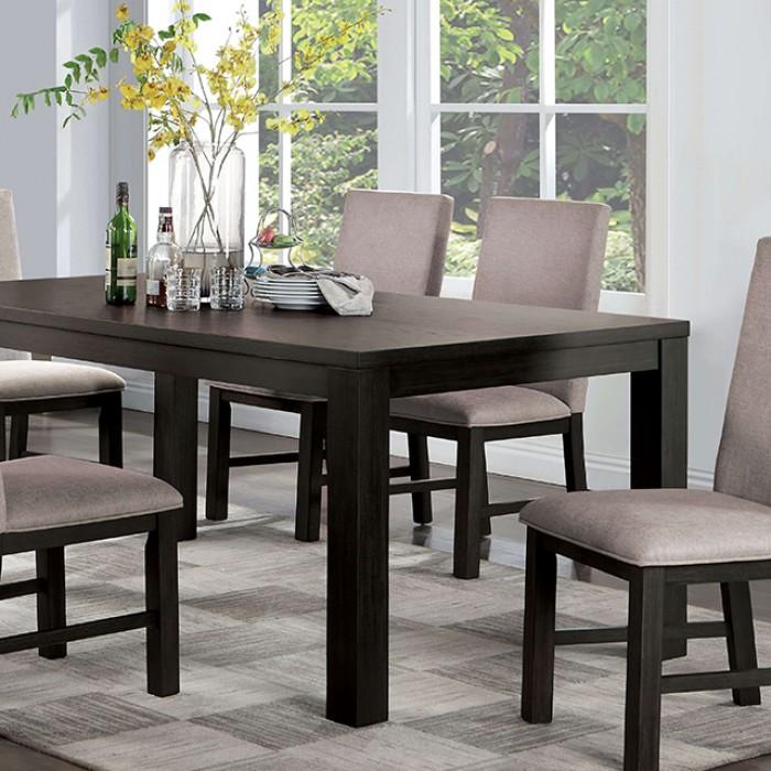 

    
Transitional Antique Black Solid Wood Dining Table Furniture of America Umbria CM3252BK-T
