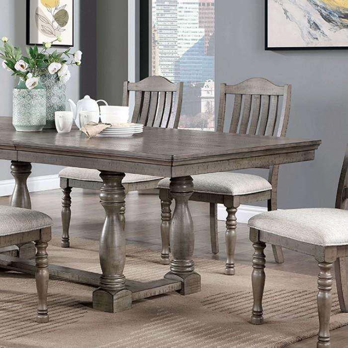 Transitional Dining Table Newcastle Dining Table CM3254GY-T CM3254GY-T in Gray 
