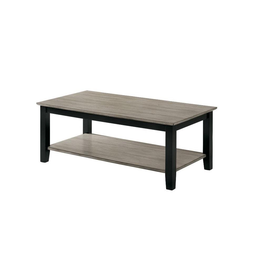 Transitional Coffee Table CM4383C Ciana CM4383C in Gray, Black 