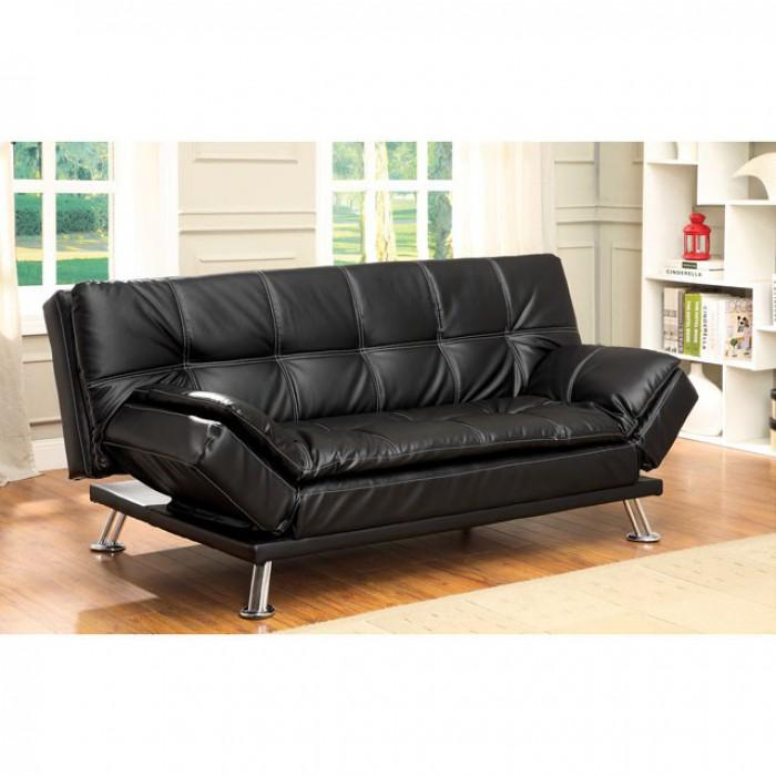 

    
CM2677BK Furniture of America Futon sofa
