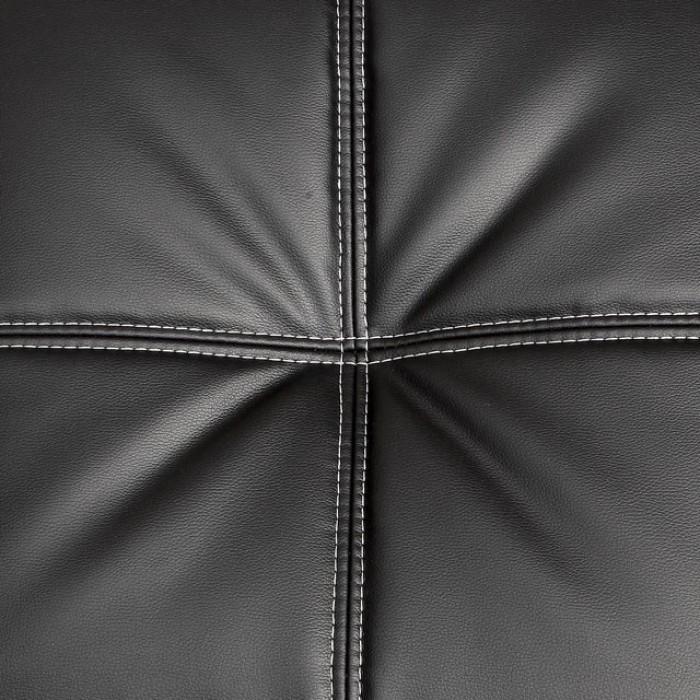 

    
CM2677BK Black Leatherette Futon Sofa HAUSER CM2677BK Furniture of America Contemporary
