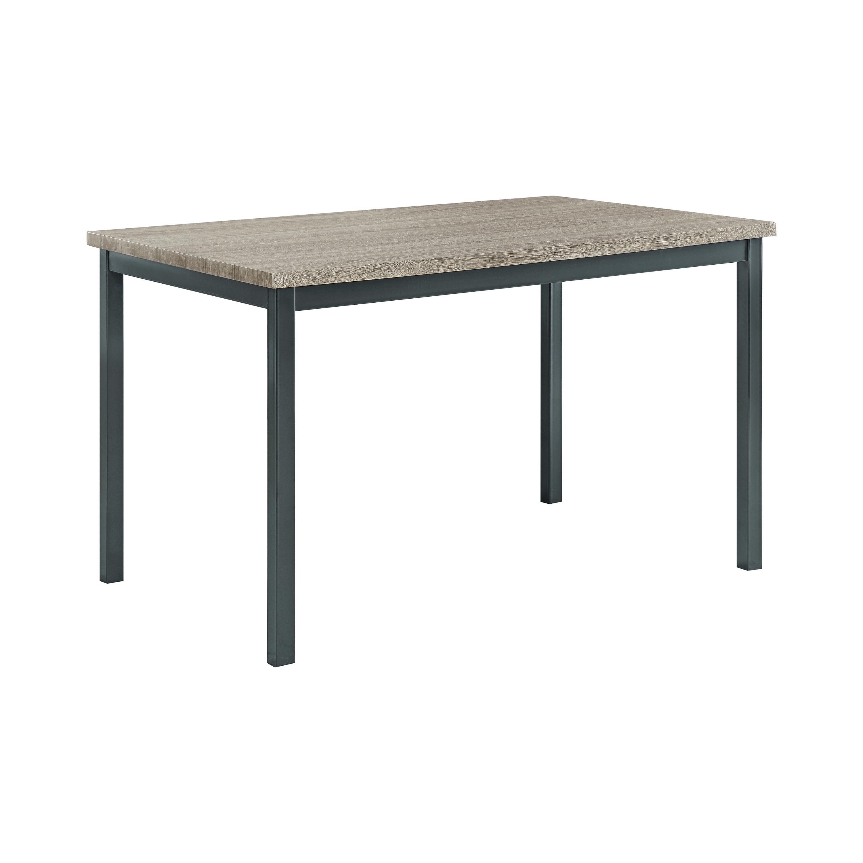 Transitional Dining Table 100611 Garza 100611 in Black 