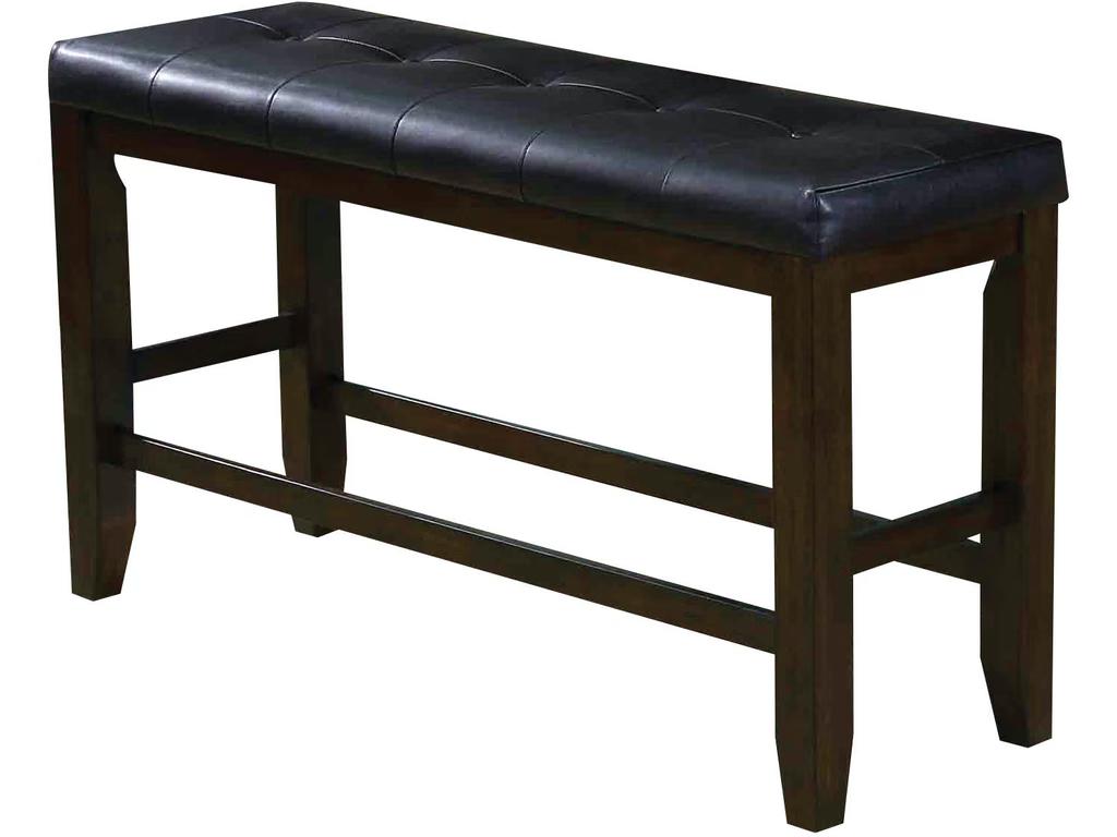 

    
Transitional Black PU & Espresso Counter Height Bench by Acme Urbana 74625
