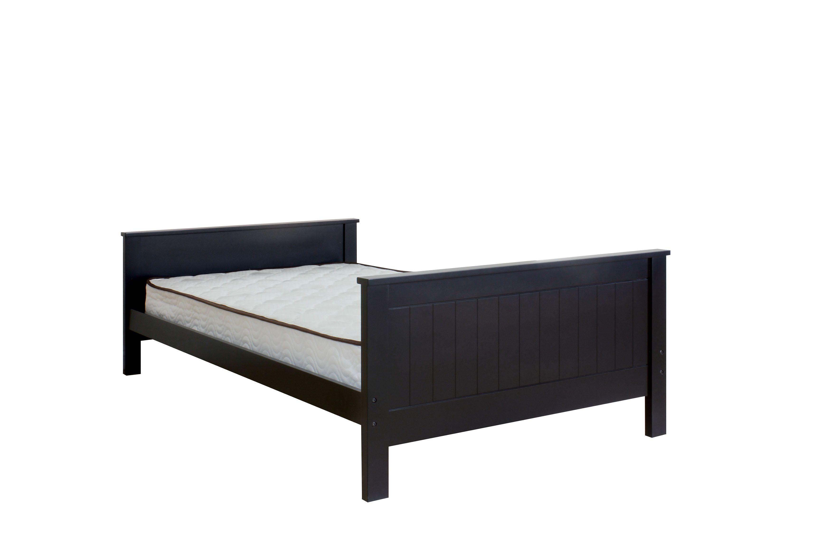 Transitional, Simple Twin Size Bed Willoughby 10988W in Black 