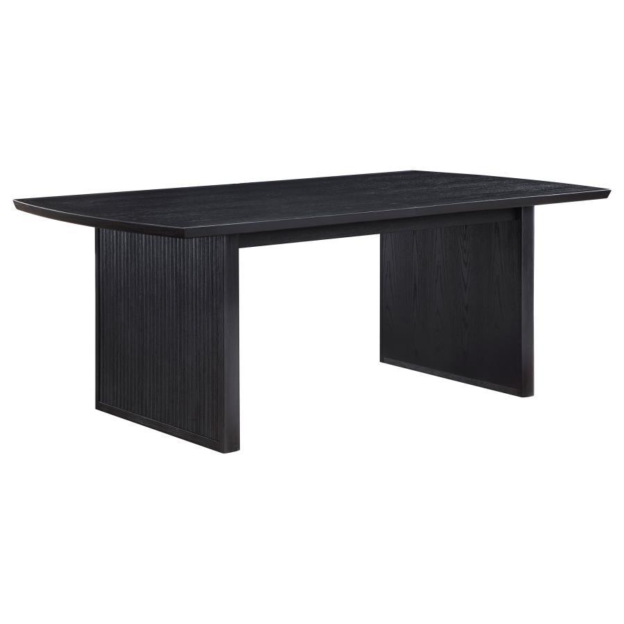 Transitional Dining Table Brookmead Dining Table 108231-T 108231-T in Black 