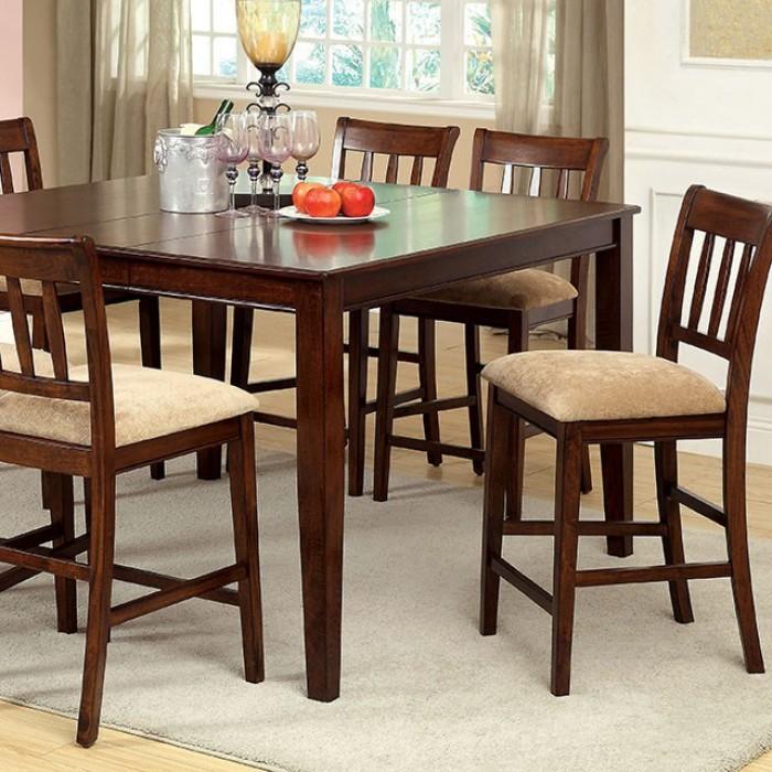 Transitional Counter Height Table Plainville Counter Height Table CM3886PT CM3886PT in Cherry, Brown 