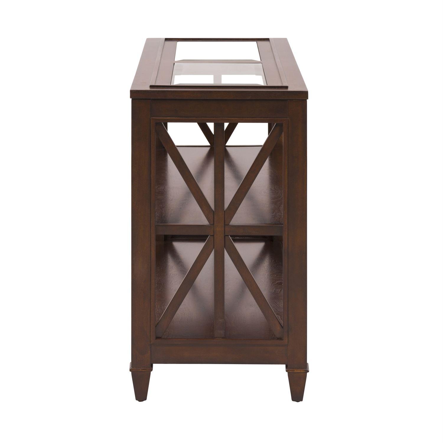 

    
318-OT1030 Transitional Brown Wood Console Table Caroline (318-OT) Liberty Furniture
