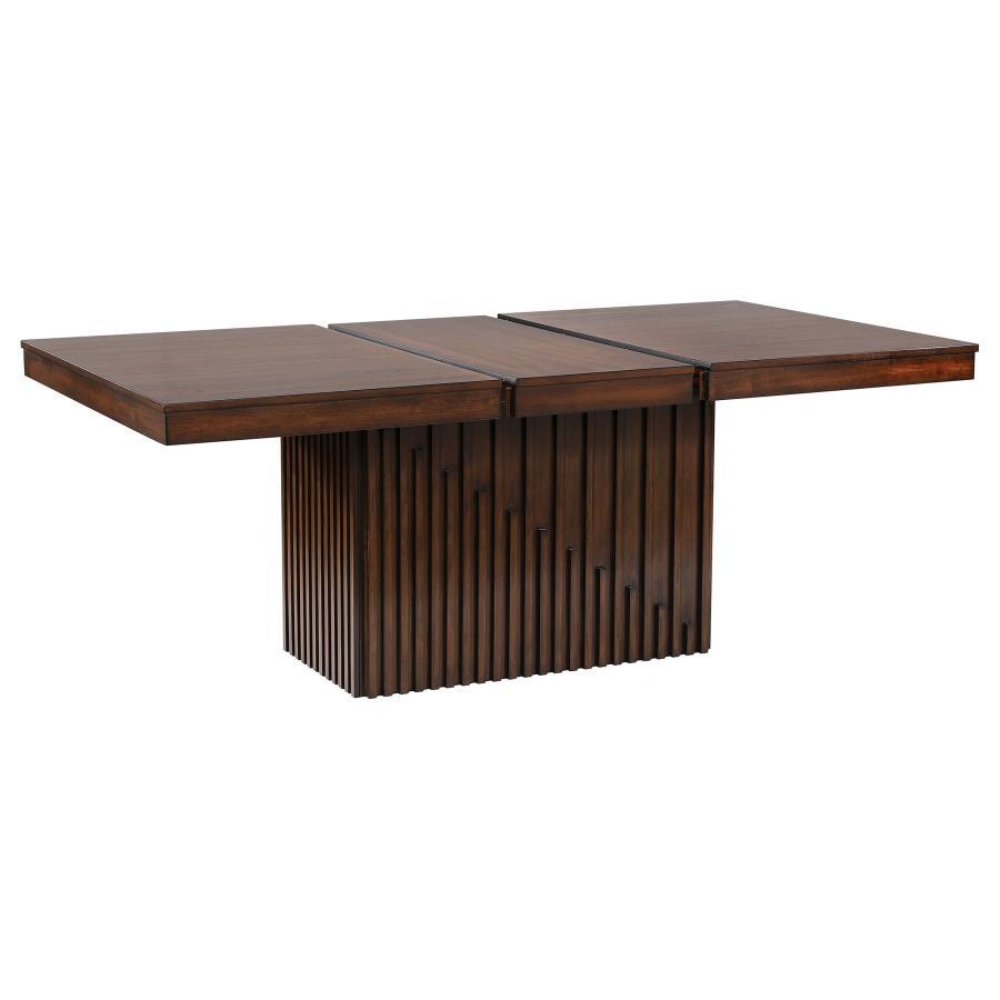 Transitional Dining Table Briarwood Dining Table 182991-T 182991-T in Brown 