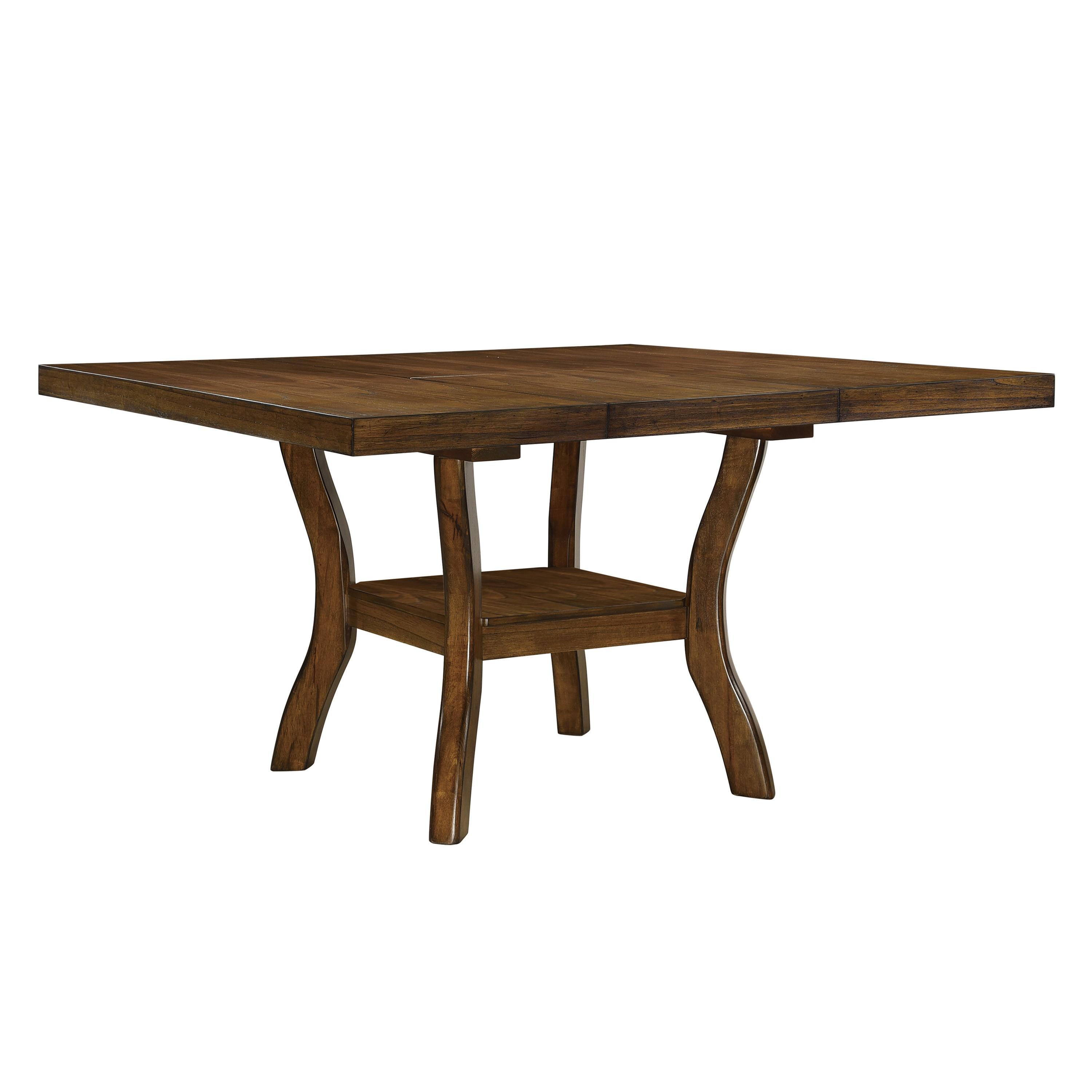Transitional Dining Table 5712-54* Darla 5712-54* in Brown 