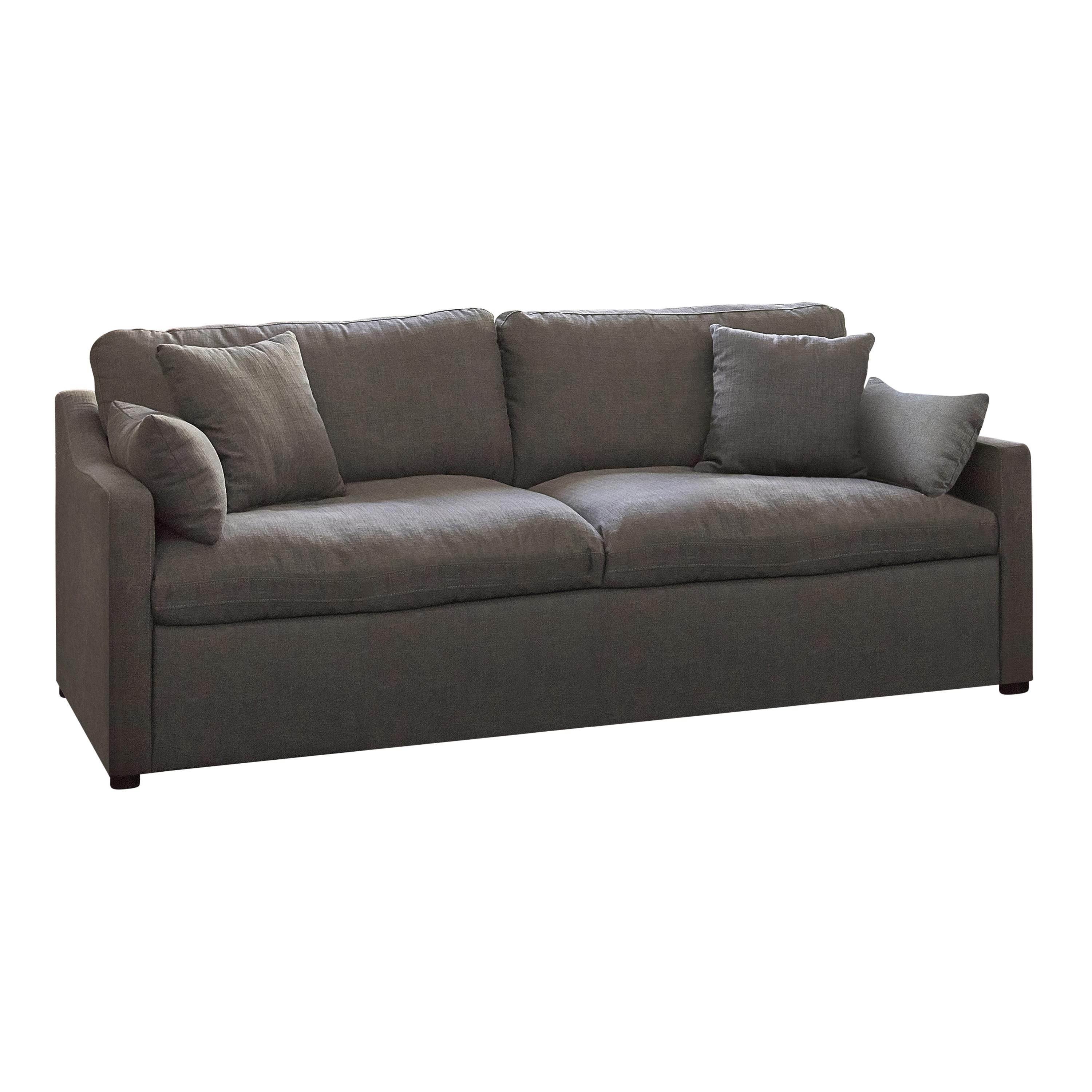 Transitional Sofa 509381 Contrary 509381 in Charcoal 