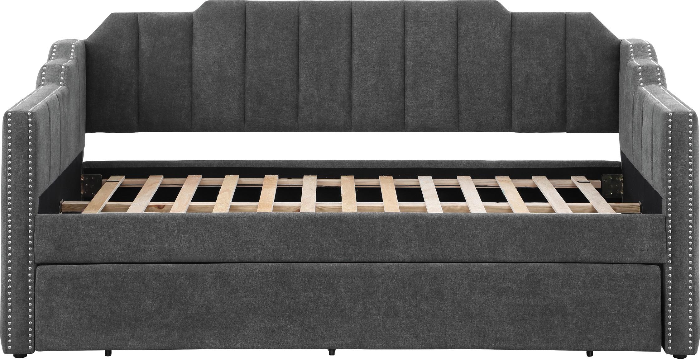 

    
Coaster 315962 Daybed w/Trundle Charcoal 315962

