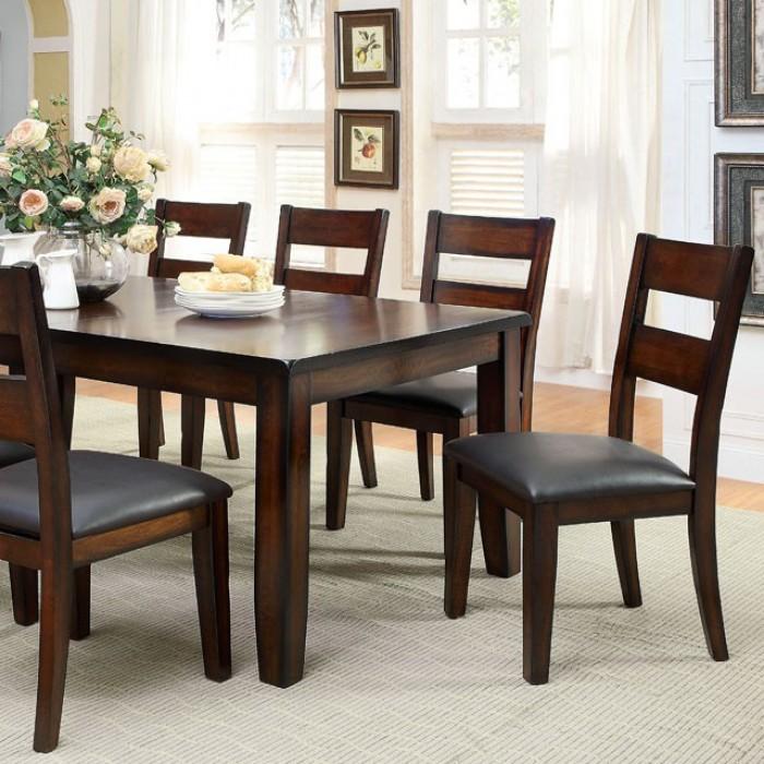 Transitional Dining Table CM3187T Dickinson CM3187T in Dark Cherry 
