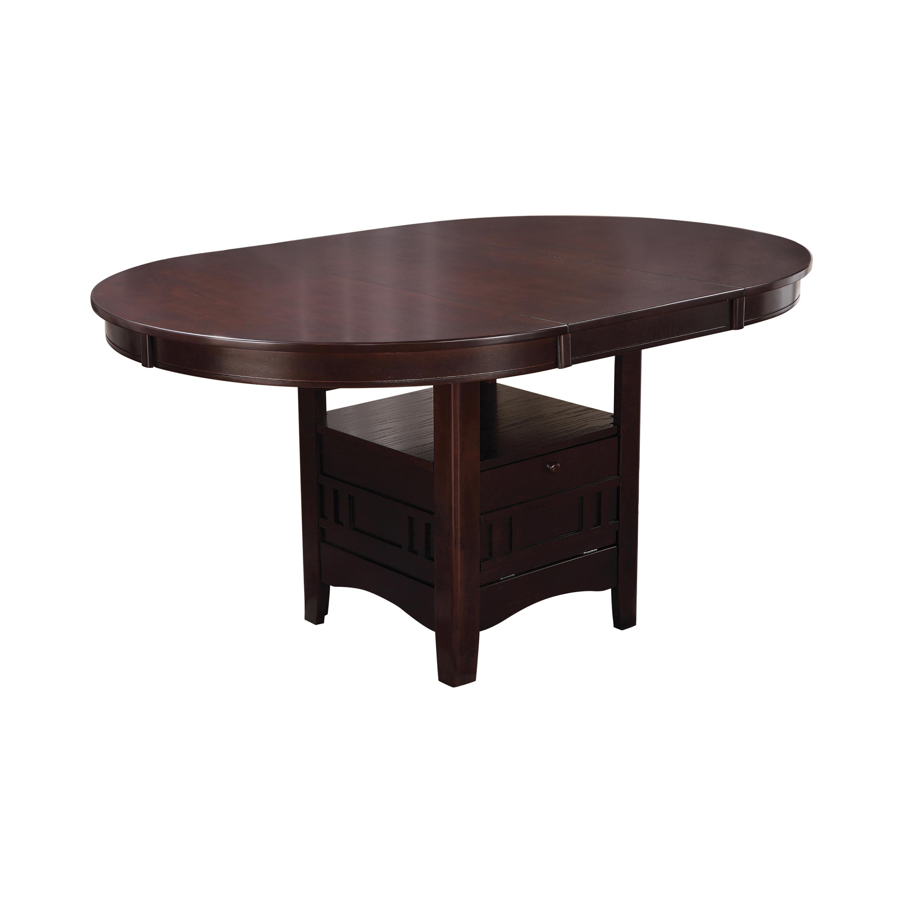 Transitional Dining Table 102671 Lavon 102671 in Espresso 