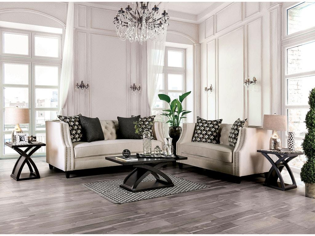 

    
Furniture of America ANIYAH SM2683-SF Sofa Beige SM2683-SF
