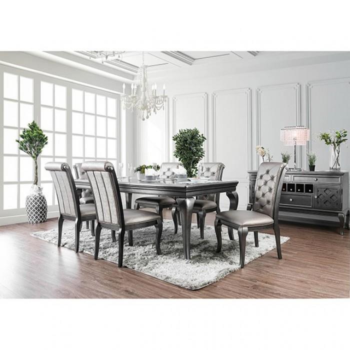 

                    
Furniture of America CM3219GY-SC-2PK Amina Dining Chair Set Gray Leatherette Purchase 
