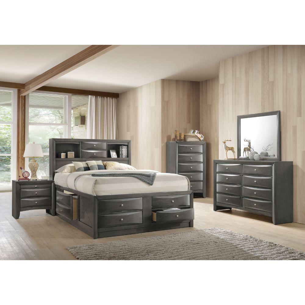 

    
 Order  Transitional Gray Oak Wood Full 3PCS Bedroom Set w/ Storage by Acme Ireland 22710F-3pcs
