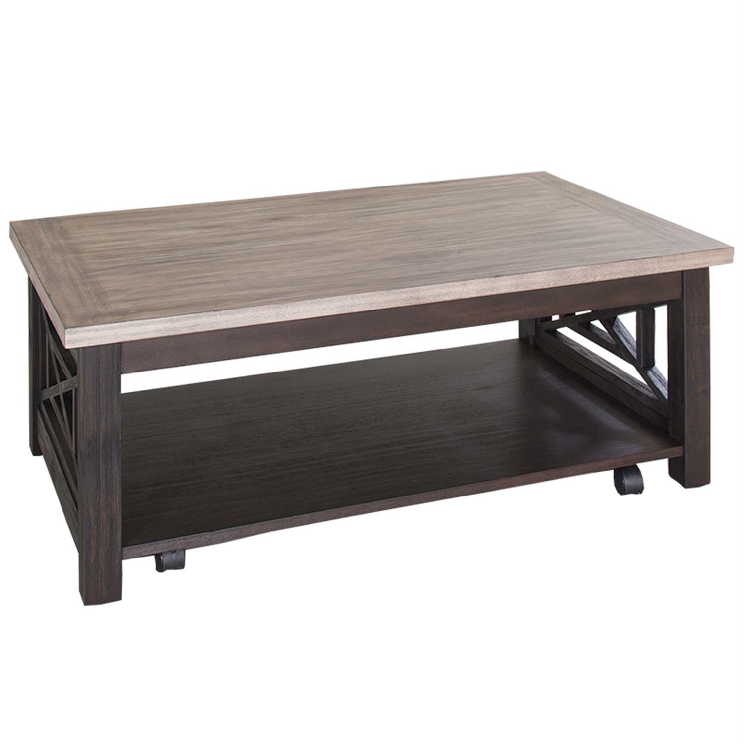 

    
Liberty Furniture Heatherbrook  (422-OT) Coffee Table Coffee Table Gray 422-OT1010
