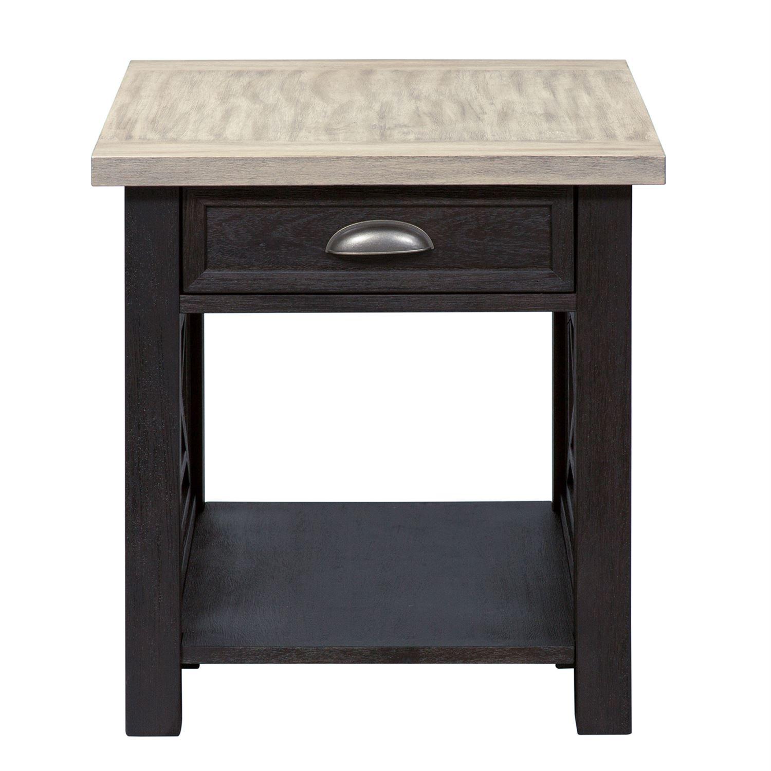 

    
Transitional Gray Wood End Table 422-OT1022 Liberty Furniture
