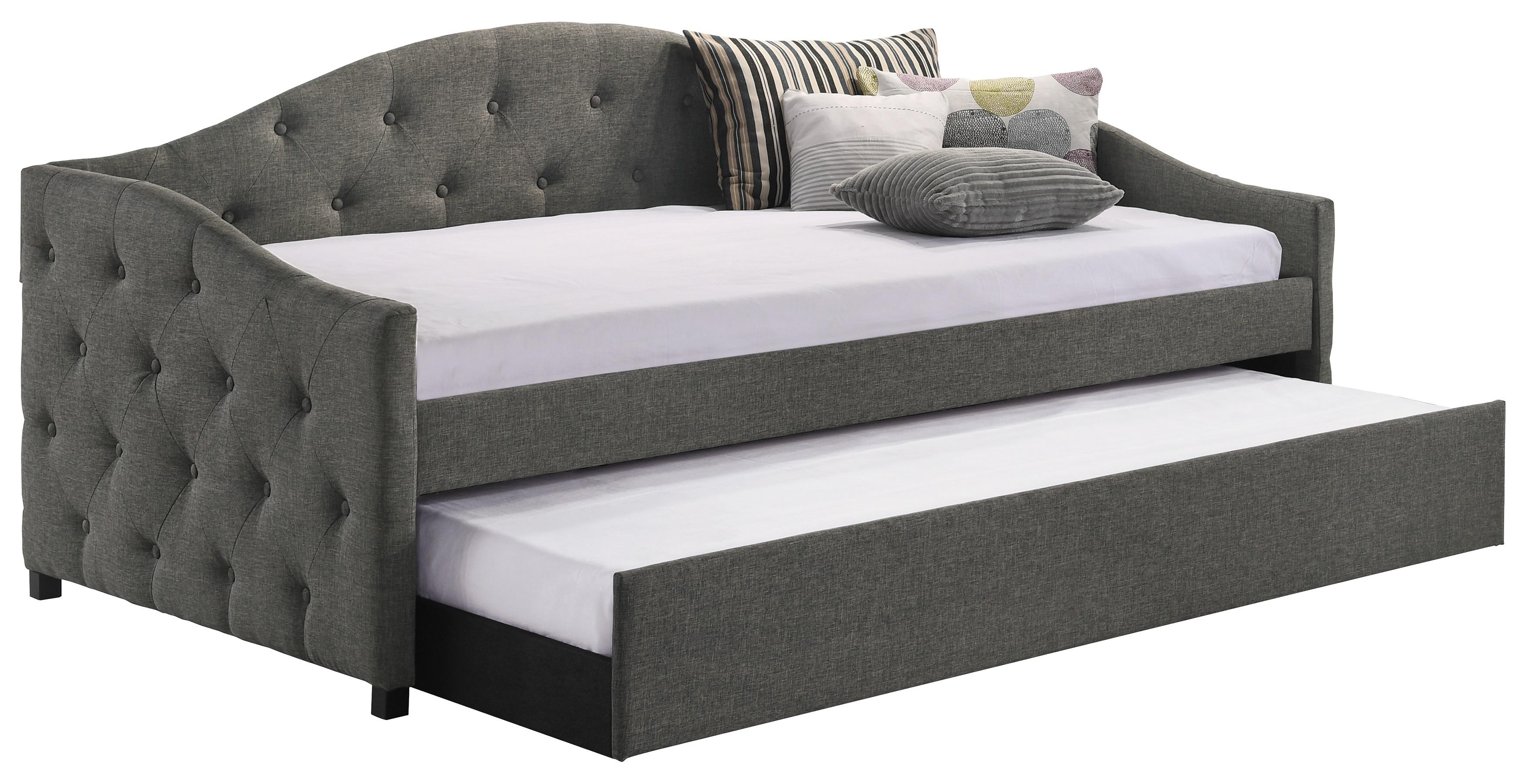 Transitional Daybed w/Trundle 300638 Sadie 300638 in Gray 