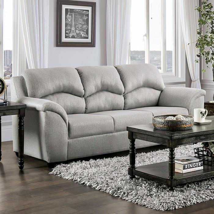 

    
Transitional Light Gray Solid Wood Sofa Furniture of America Meyrin EM6720LG-SF-S
