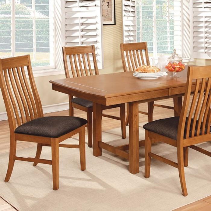 Transitional Dining Table Oaks Dining Table CM3883T CM3883T in Oak 
