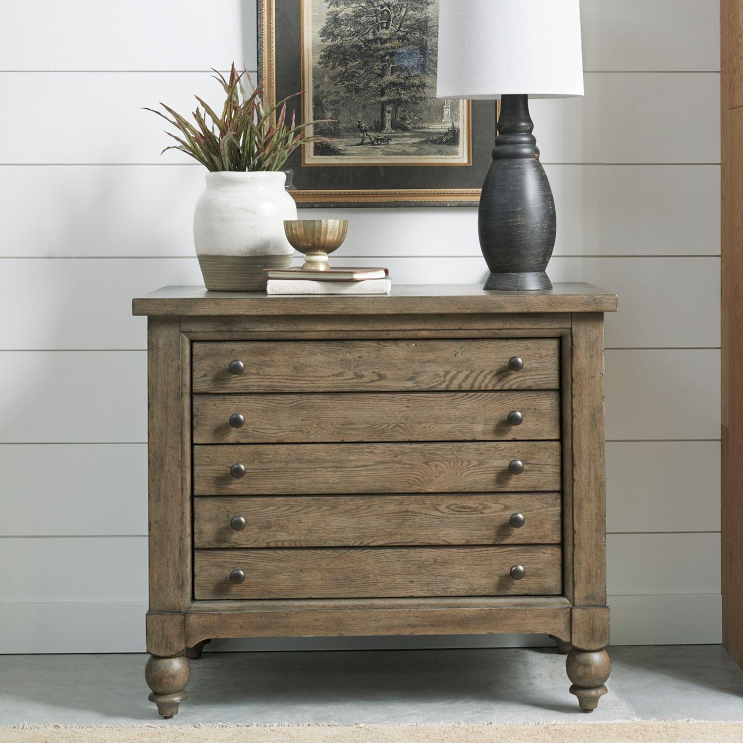 

    
Transitional Taupe File Cabinet 615-HO146 Liberty Furniture
