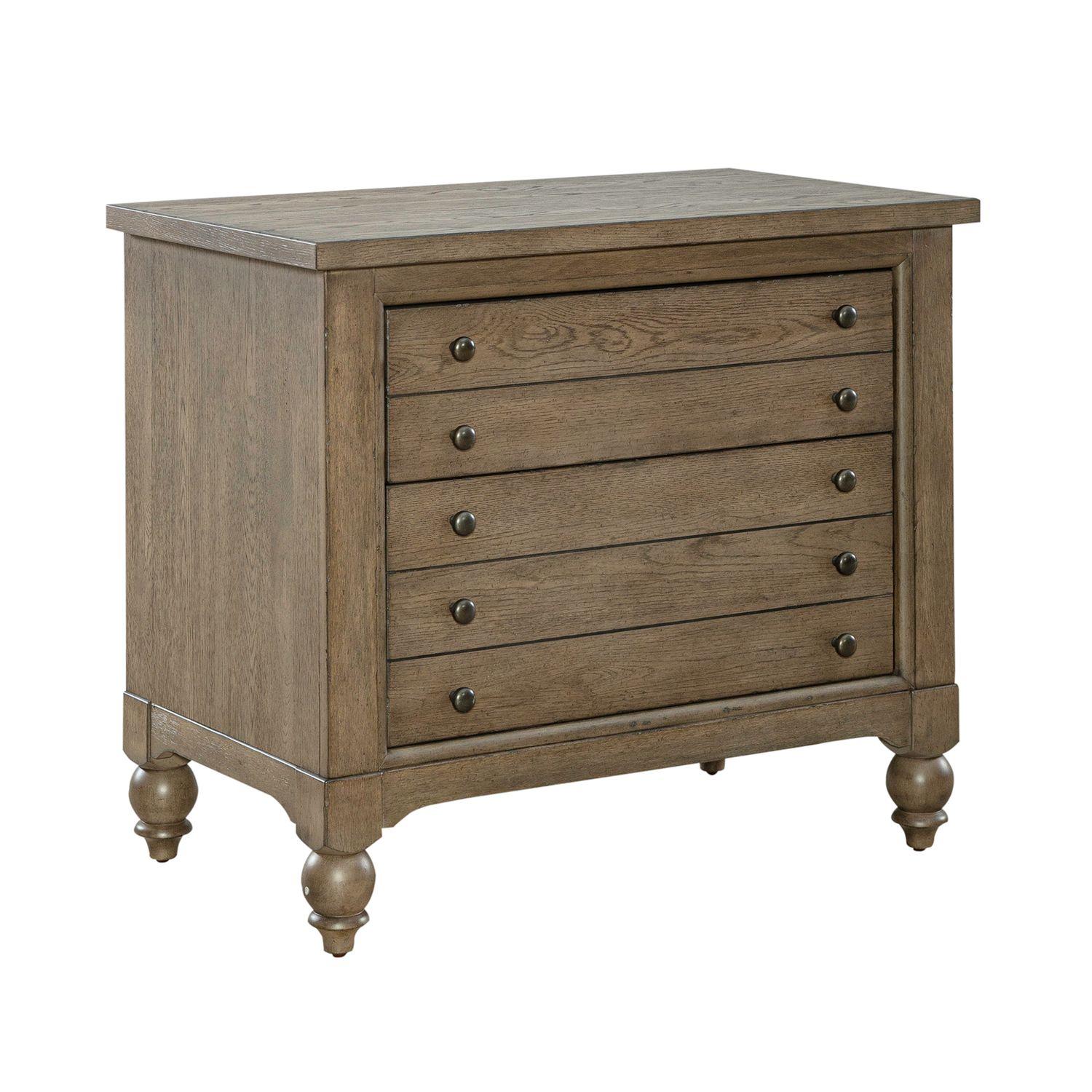 Transitional File Cabinet Americana Farmhouse (615-HO) 615-HO146 in Taupe 