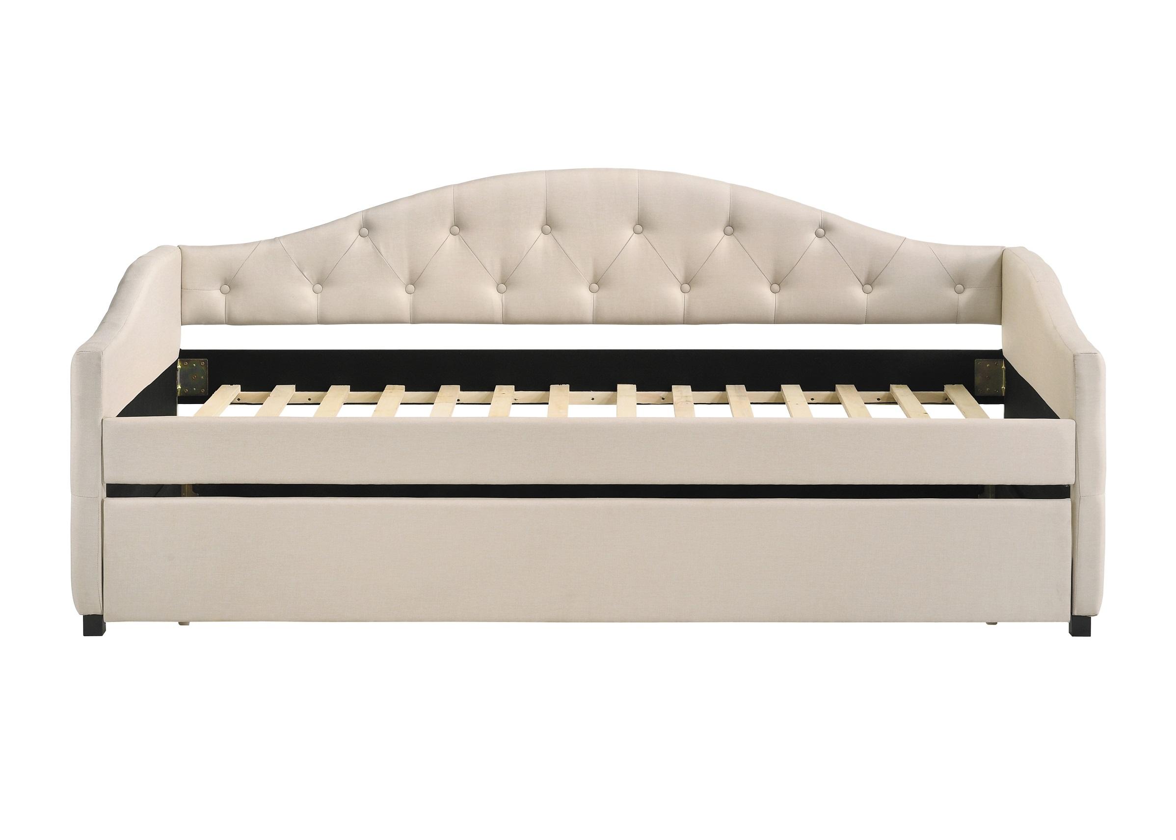 

    
Coaster 300639 Sadie Daybed w/Trundle Taupe 300639

