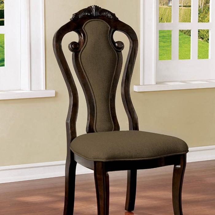

    
Transitional Walnut & Beige Solid Wood Dining Chair Set 2pcs Furniture of America CM3878SC-2PK Rosalina
