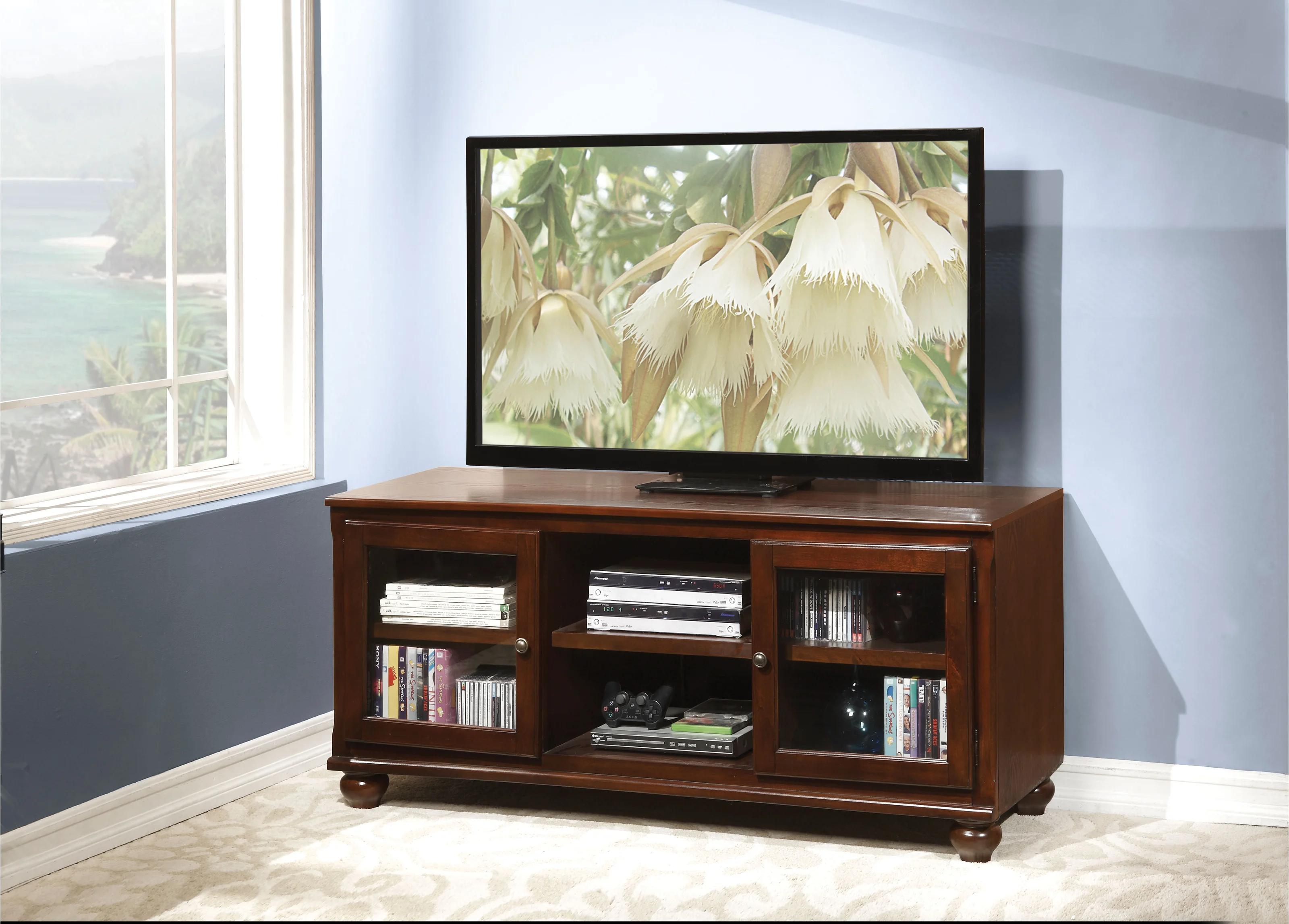 

    
Transitional Walnut TV Stand by Acme Dita 91108
