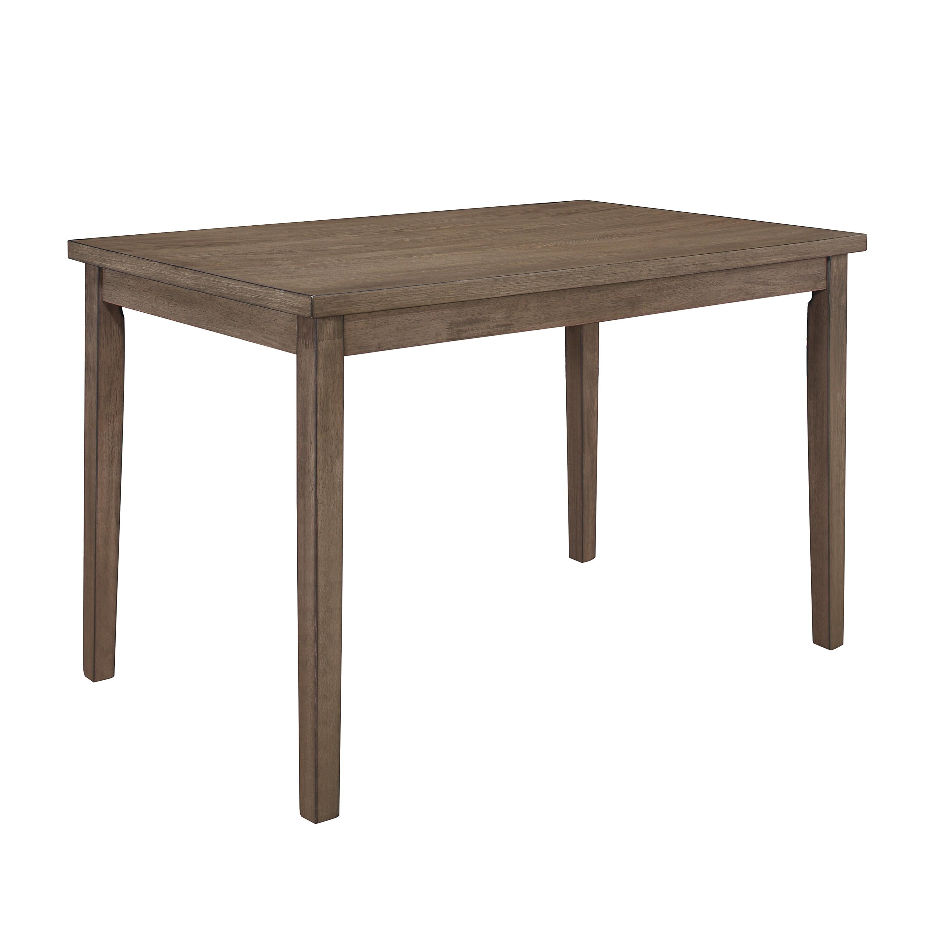 Transitional Dining Table 5039BR-48 Ahmet 5039BR-48 in Walnut 