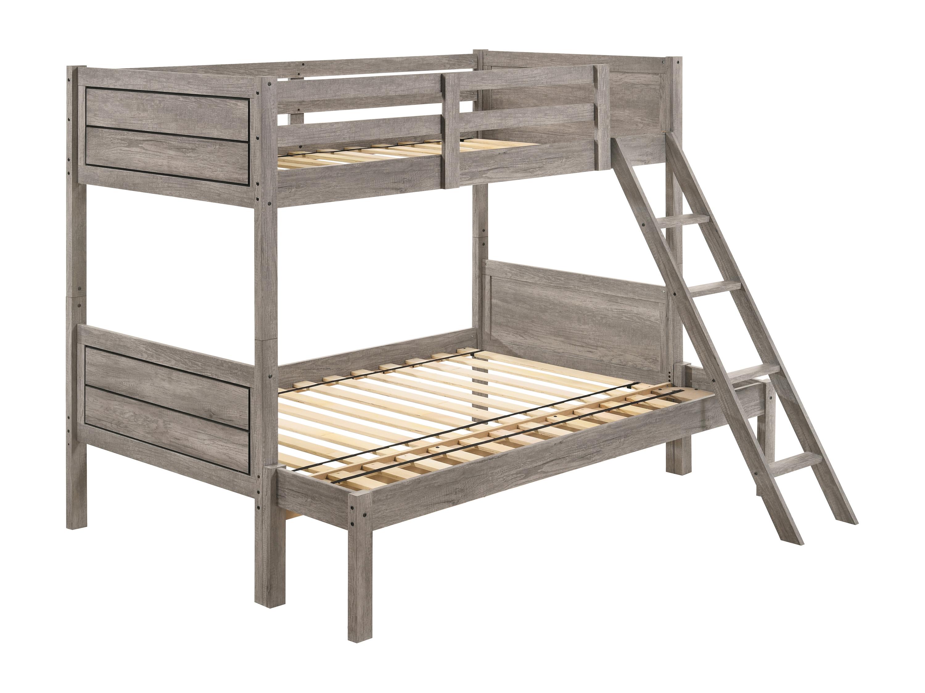 Transitional Bunk Bed 400819 Ryder 400819 in Taupe 
