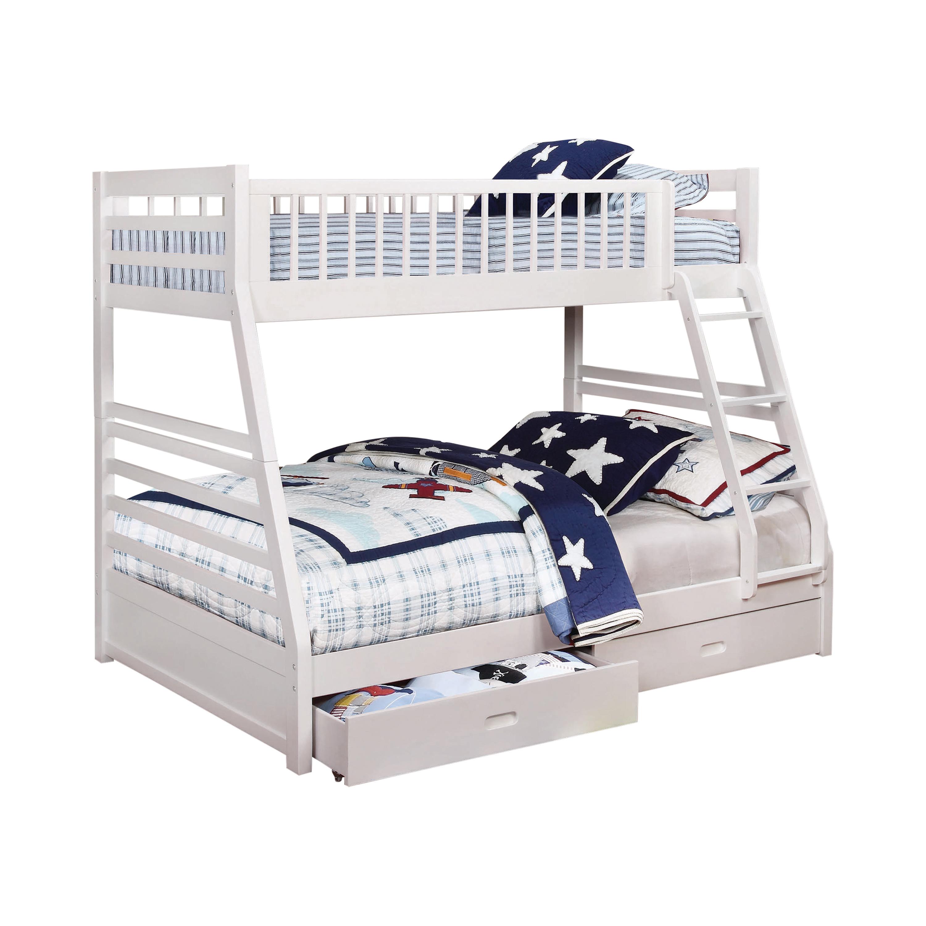 Transitional Bunk Bed 460180 Ashton 460180 in White 