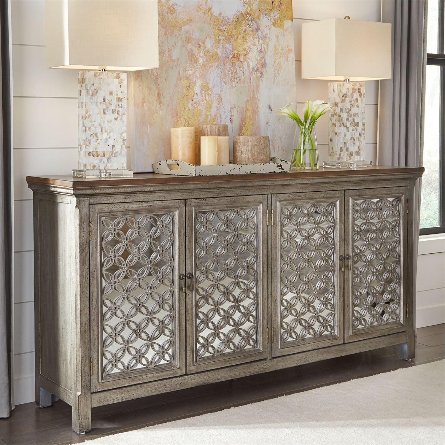 Transitional Sideboard Westridge  (2012-AC) Console Table 2012-AC7236 in White 