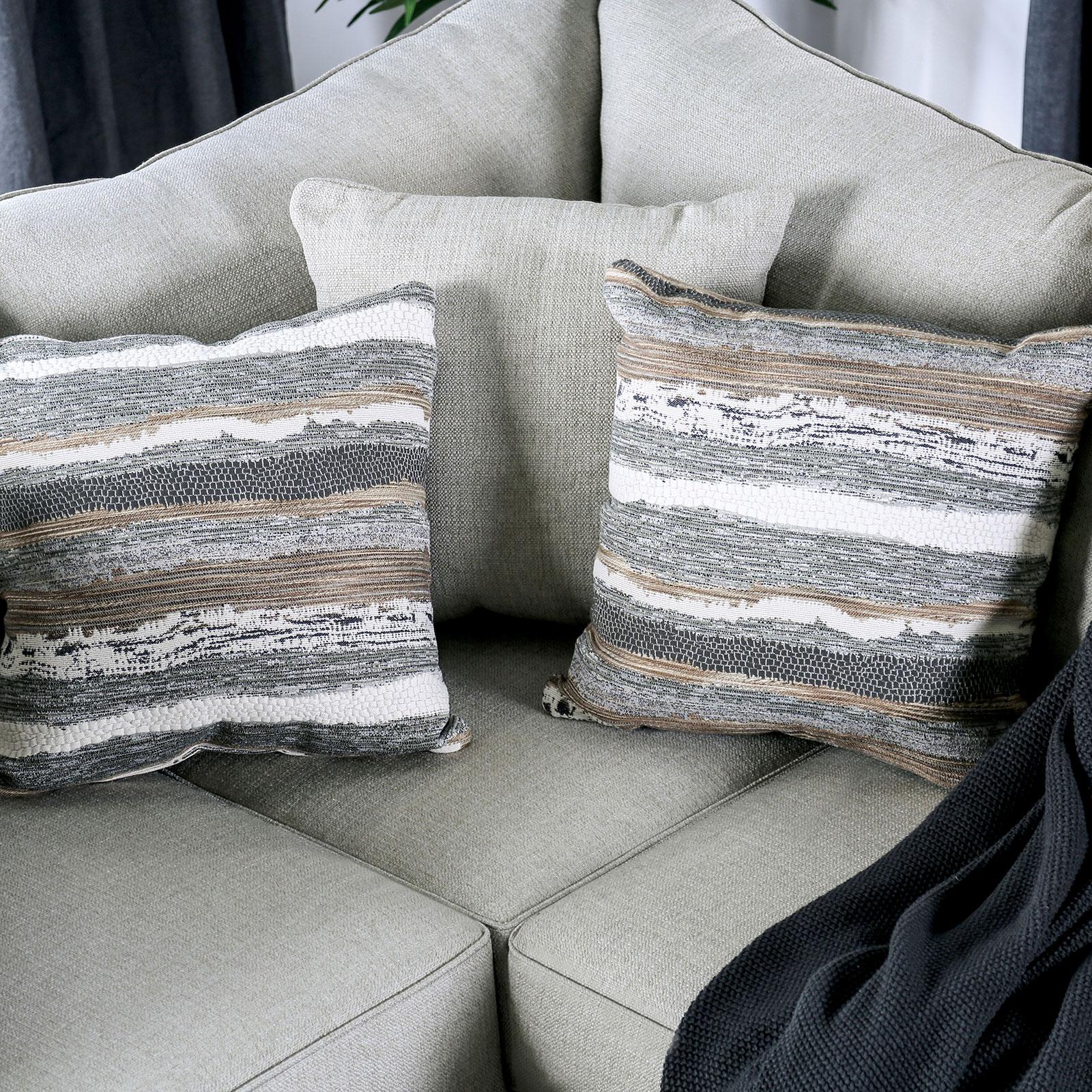 

                    
Buy Beige Burlap Weave Sectional Sofa COLSTRIP SM1285 Furniture of America Modern
